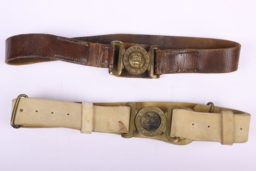 Victorian 1888 Pattern Waist Belt of the 9th Battalion Highland Light Infantry,