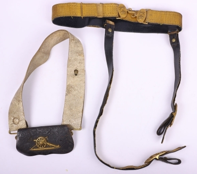 Victorian Royal Artillery Pouch Belt