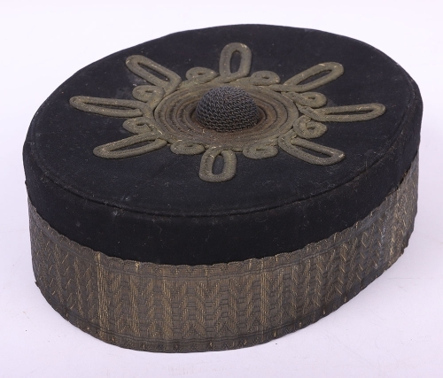 Victorian 3rd, 5th or 7th Dragoon Guards Officers Pill Box Cap