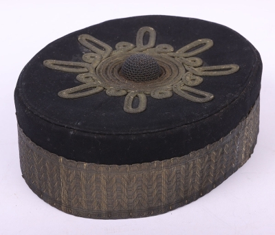 Victorian 3rd, 5th or 7th Dragoon Guards Officers Pill Box Cap