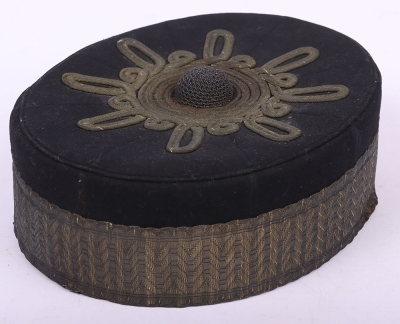 Victorian 3rd, 5th or 7th Dragoon Guards Officers Pill Box Cap - 2