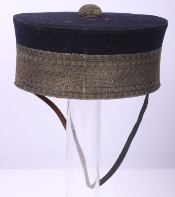 Victorian Royal Engineers Volunteers Officers Peaked Forage Cap - 2