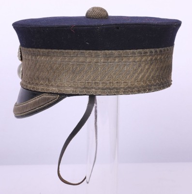Victorian Royal Engineers Volunteers Officers Peaked Forage Cap - 3
