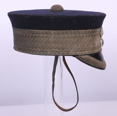 Victorian Royal Engineers Volunteers Officers Peaked Forage Cap - 4