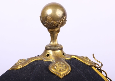 Rare South East of Scotland Artillery Territorial Officers Home Service Helmet - 7