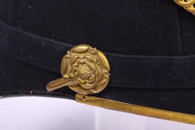 Rare South East of Scotland Artillery Territorial Officers Home Service Helmet - 9