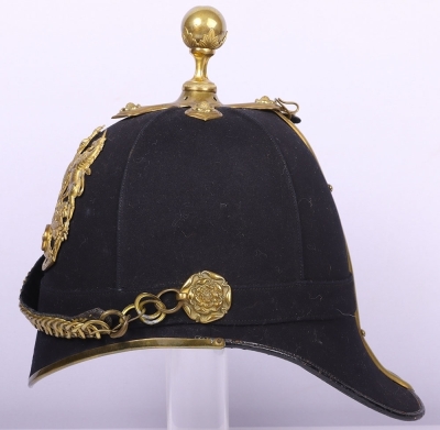 Post 1902 Royal Artillery Officers Home Service Helmet - 2