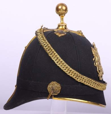 Victorian Royal Army Medical Corps Officers Home Service Helmet - 5