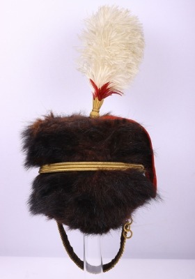 Victorian Royal Gloucestershire Hussars Officers Full Dress Busby - 3