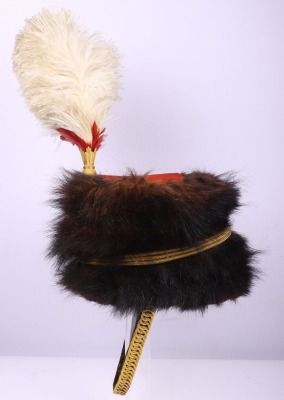 Victorian Royal Gloucestershire Hussars Officers Full Dress Busby - 4
