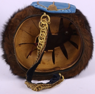 3rd Kings Own Hussars Officers Full Dress Busby - 5