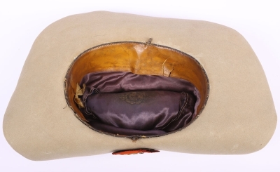 Boer War Imperial Yeomanry Officers Slouch Hat - 4
