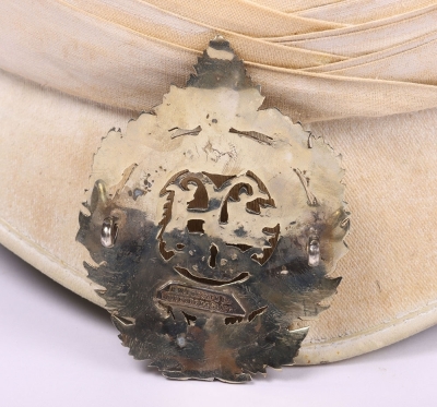 Attributed Argyll & Sutherland Highlanders Post 1881 Officers Foreign Service Helmet - 4