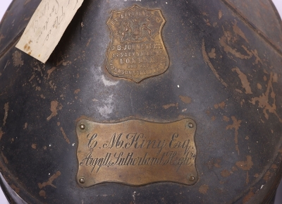 Attributed Argyll & Sutherland Highlanders Post 1881 Officers Foreign Service Helmet - 6