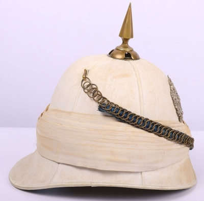 Attributed Argyll & Sutherland Highlanders Post 1881 Officers Foreign Service Helmet - 11
