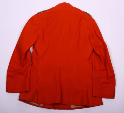 Victorian scarlet undress tunic for an officer of the Westmoreland and Cumberland Yeomanry Cavalry - 4