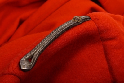 Victorian scarlet undress tunic for an officer of the Westmoreland and Cumberland Yeomanry Cavalry - 6