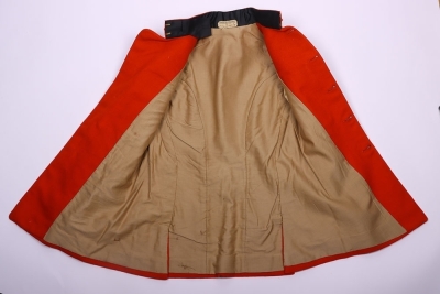 Victorian scarlet undress tunic for an officer of the Westmoreland and Cumberland Yeomanry Cavalry - 7