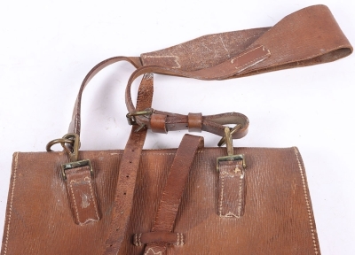 A Large 1918 Dated Staff Officers Leather Document Case Retailed By Harrods - 4
