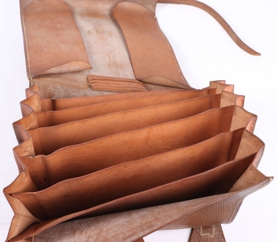A Large 1918 Dated Staff Officers Leather Document Case Retailed By Harrods - 6