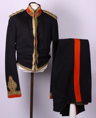 Victorian Mess Dress to an officer of the Militia Artillery