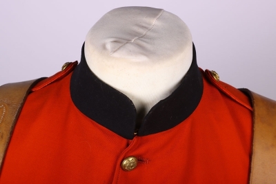 Late Victorian Coldstream Guards lightweight scarlet officers service dress frock coat - 6