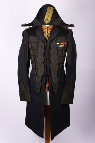 Victorian Mess Waistcoat and Frock Coat to a Colonel of Engineers with considerable campaign service