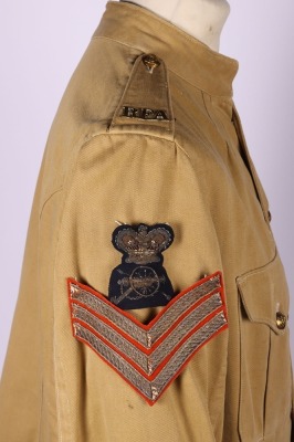 Royal Field Artillery c1903, Battery Sergeant-Major Whittle&acirc;&euro;&trade;s Tropical Dress Tunic and Breeches - 9