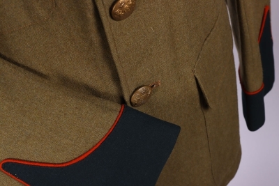 A late Victorian / Boer War Period Other Ranks Four Pocket Khaki Service Dress Tunic - 5