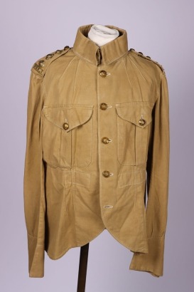 Boer War Highland Doublet of Captain James William Alston Cowan D.S.O, 1st Battalion Highland Light Infantry, Killed in Action at the Battle of Magersfontein
