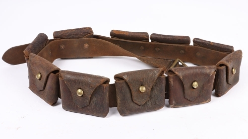 Boer War Period 10 Pocket Rifle Bandolier