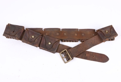 Boer War Period 10 Pocket Rifle Bandolier - 3