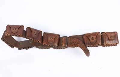 Boer War Period 10 Pocket Rifle Bandolier - 2