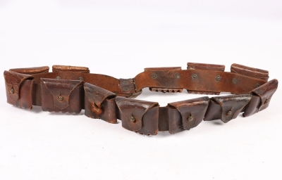 Boer War Period 10 Pocket Rifle Bandolier - 3