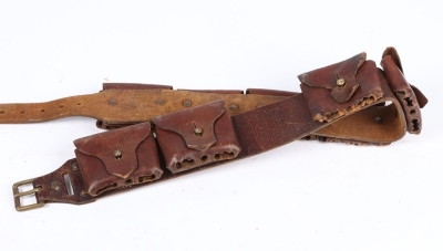 Boer War Period 8 Pocket Rifle Bandolier - 3