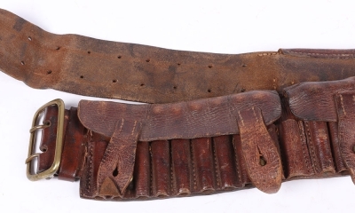 A Boer War Mounted Infantry or Cavalry 6 pocket rifle bandolier - 2