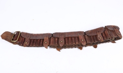 A Boer War Mounted Infantry or Cavalry 6 pocket rifle bandolier - 4
