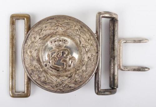 Scarce Hessen Officers Parade Belt Buckle