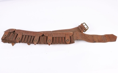 A 1901 Dated Boer War Mounted Infantry or Cavalry 6 Pocket Rifle Bandolier