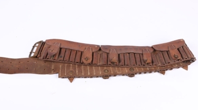 A 1901 Dated Boer War Mounted Infantry or Cavalry 6 Pocket Rifle Bandolier - 2