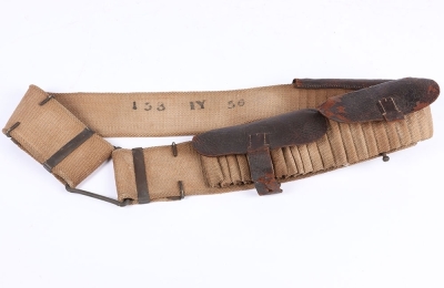 A Boer War Imperial Yeomanry Mills Orndorff Rifle 3 Pocket Bandolier - 2