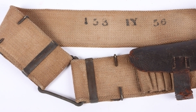 A Boer War Imperial Yeomanry Mills Orndorff Rifle 3 Pocket Bandolier - 3
