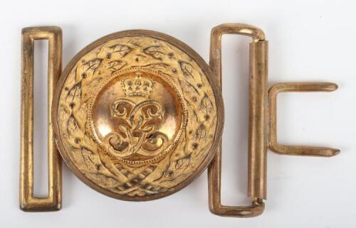 Very Rare Schwarzburg-Rudolstadt Officers Parade Belt Buckle