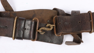 Pattern 1914 Leather Infantry Equipment Waistbelt - 4