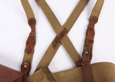 A Great War Webbing Sam Browne Equipment Set - 2