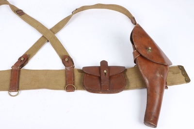A Great War Webbing Sam Browne Equipment Set - 3