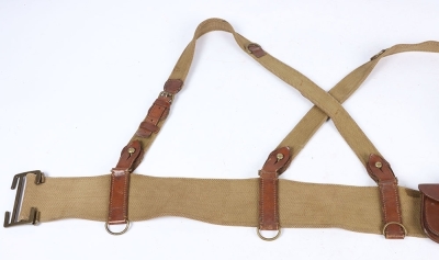 A Great War Webbing Sam Browne Equipment Set - 4
