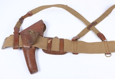 A Great War Webbing Sam Browne Equipment Set - 5