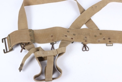 A Great War Unit Converted Officers 1908 load carrying Belt, Braces and Waterbottle Carrier, - 6