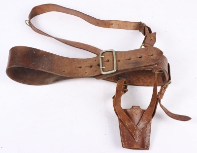 1907 Dated Single Brace Sam Browne and Sword Frog